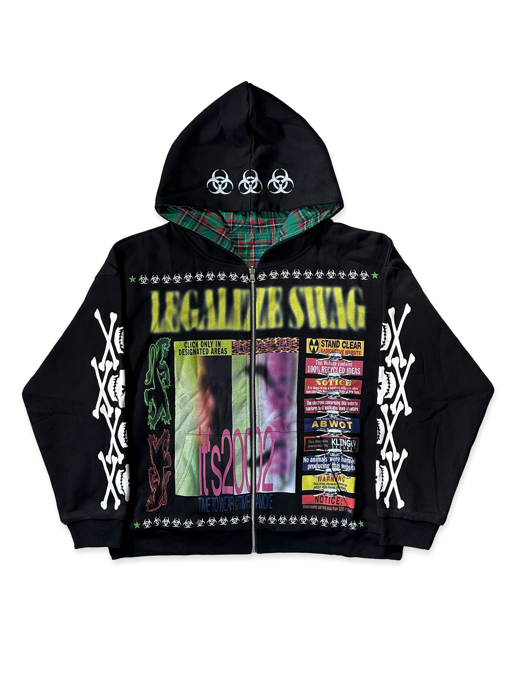 LEGALIZE SWAG INSIDE OUT ZIP